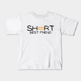 Short best friend with dachshund dog Kids T-Shirt